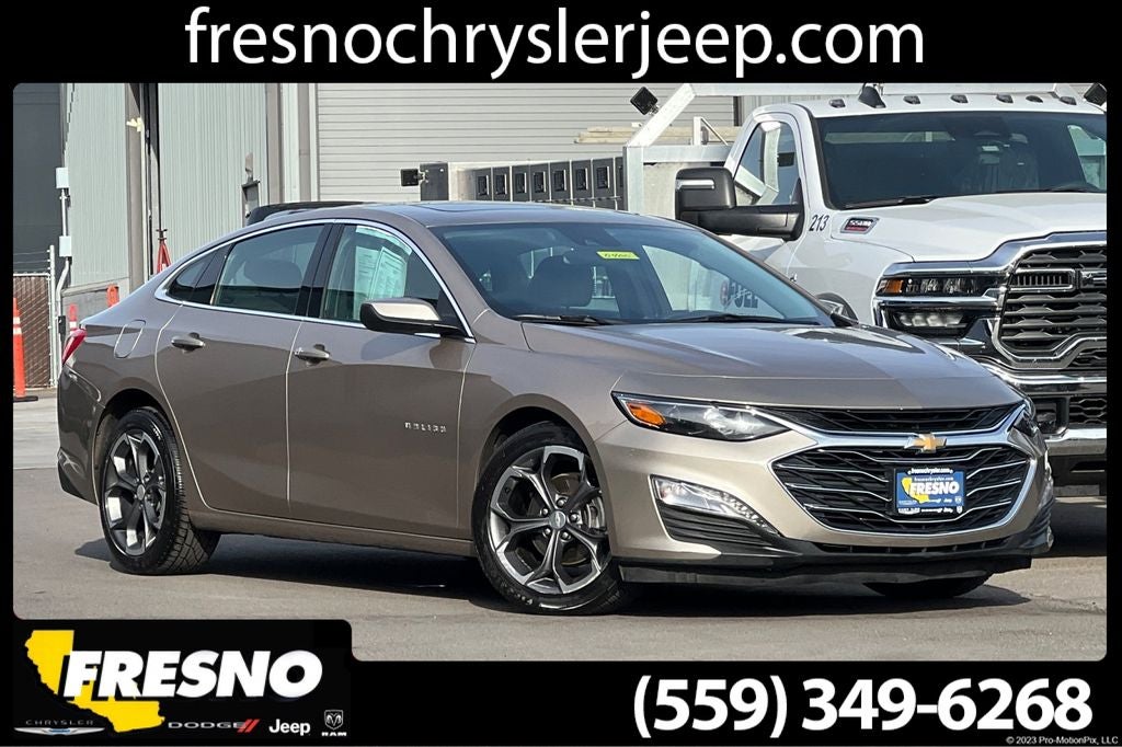 2023 Chevrolet Malibu LT 1LT in Mineral Gray Metallic — front three-quarter view