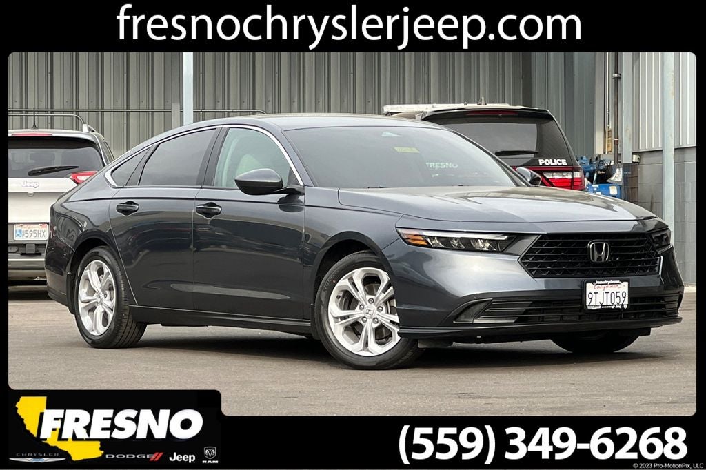 2024 Honda Accord LX in Meteorite Gray Metallic — front three-quarter view
