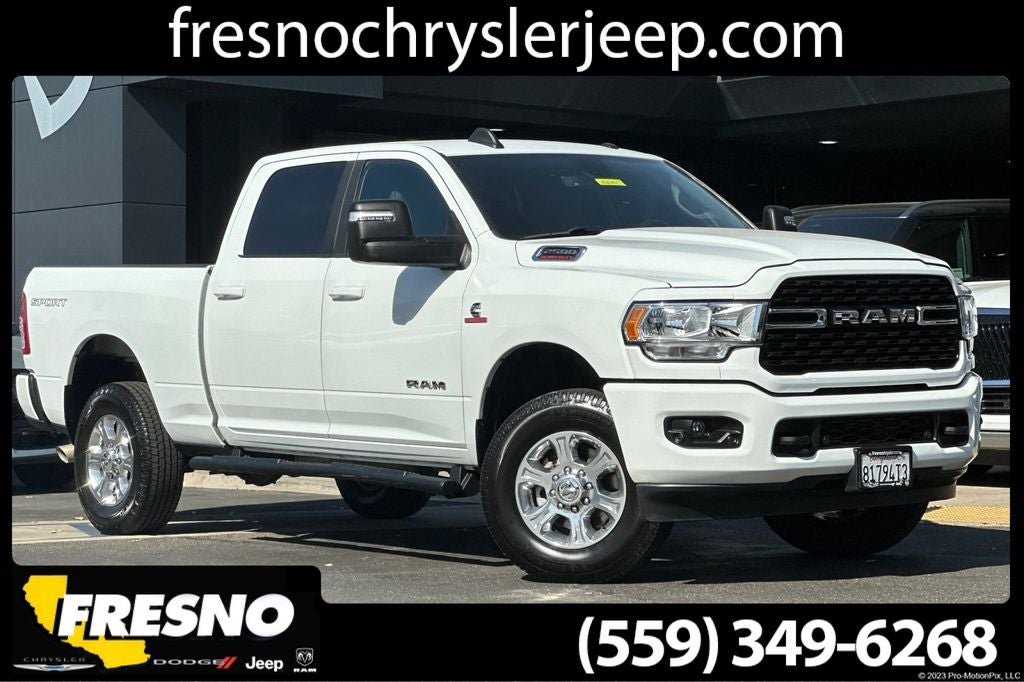 2023 RAM 2500 Big Horn in Bright White Clearcoat — front three-quarter view